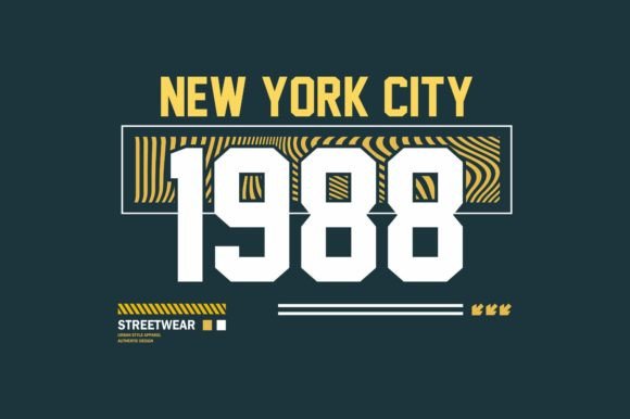Download New York City Typography Vintage Design - Vintage design Collection