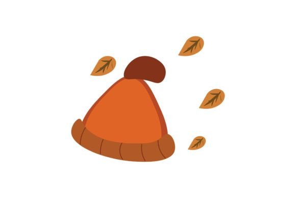 Download Cute Hat and Falling Leaves - Falling leaves Collection