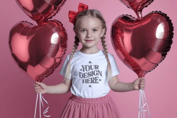 Download Valentine BC3001T Kids T-shirt Mockup 22 - Kids Collection