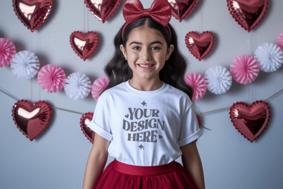 Download Valentine BC3001T Kids T-shirt Mockup 32 - Kids Collection