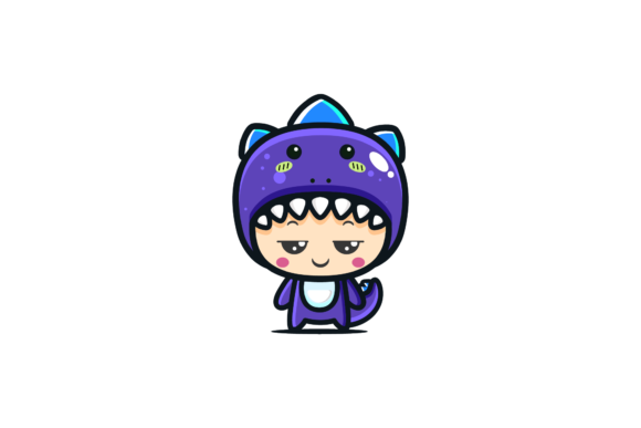 Download Dinosaur Costume Kids Vector Icons - Kids Collection