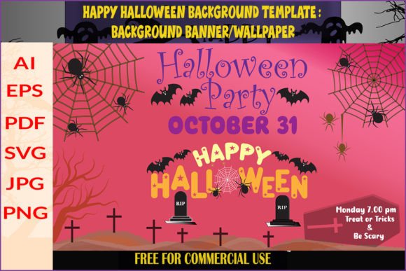Download Happy Halloween Background Scary Template - Scary Collection