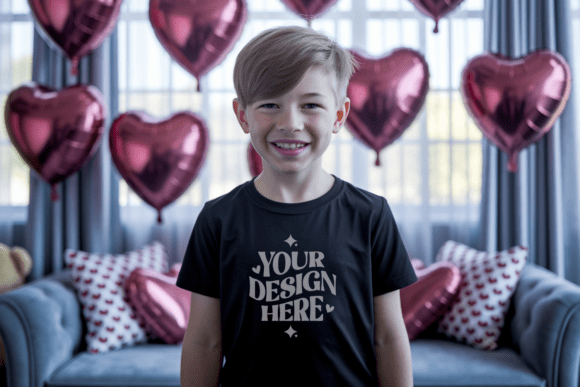 Download Valentine BC3001T Kids T-shirt Mockup 29 - Kids Collection