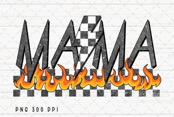 Download Mama Checkered Mom Rocker Mother's Day - Rocker Collection