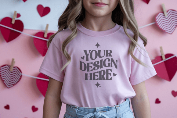 Download Valentine BC3001T Kids T-shirt Mockup 35 - Kids Collection