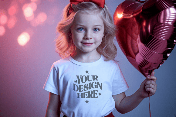 Download Valentine BC3001T Kids T-shirt Mockup 39 - Kids Collection