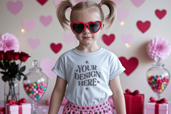 Download Valentine BC3001T Kids T-shirt Mockup 26 - Kids Collection
